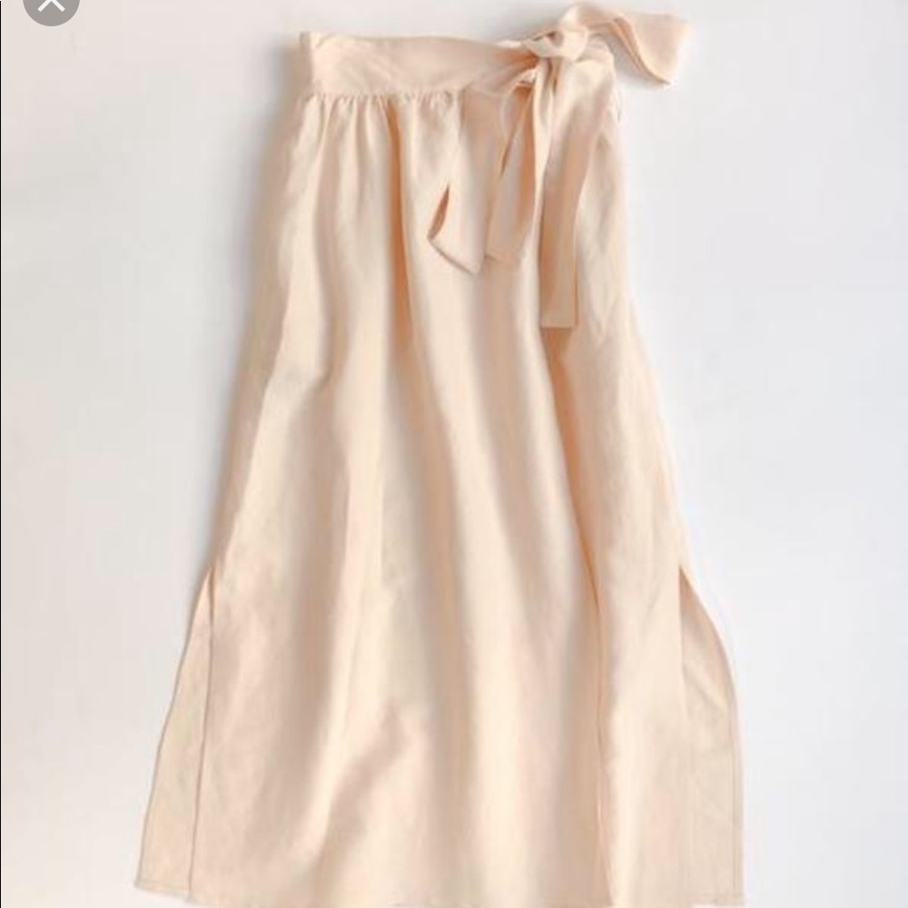Ozma Georgia Wrap Skirt - Light Blush